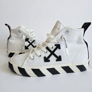 Off-White Mid Top Vulcanized Sneakers Size 42